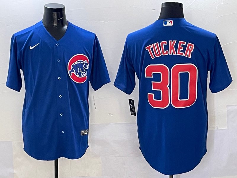 Men's Chicago Cubs Kyle Tucker #30 Royal Limited Jersey
